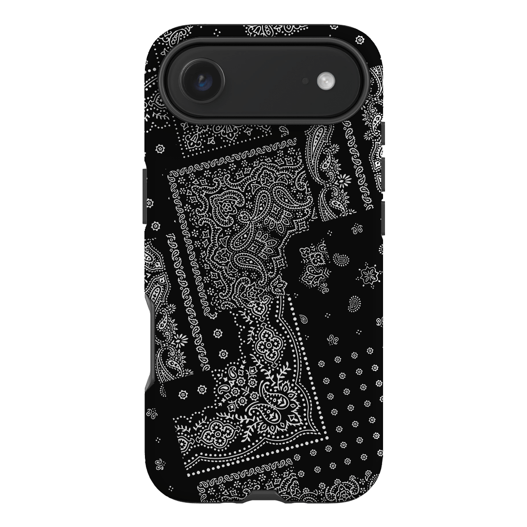 Paisley Noir Printed Phone Cases iPhone 17 Air / Armoured by The Dairy - The Dairy