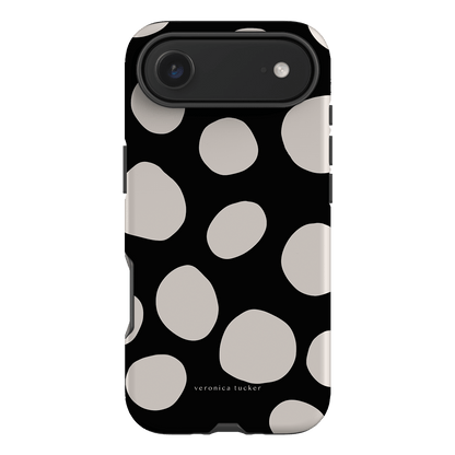 Pebbles Noir Printed Phone Cases iPhone 17 Air / Armoured by Veronica Tucker - The Dairy