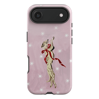 Pink Bow Hound Printed Phone Cases iPhone 17 Air / Armoured by Lisa Hu - The Dairy