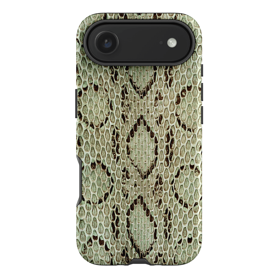 Pistachio Python Printed Phone Cases iPhone 17 Air / Armoured by The Dairy - The Dairy