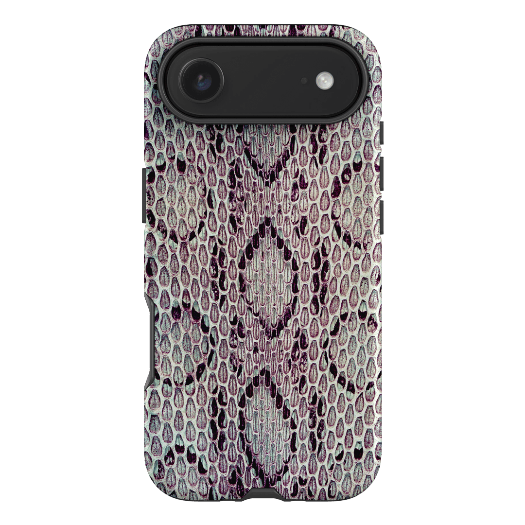 Plum Python Printed Phone Cases iPhone 17 Air / Armoured by The Dairy - The Dairy