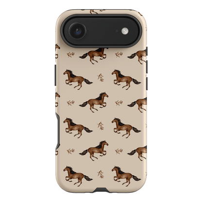 Running Horse Printed Phone Cases iPhone 17 Air / Armoured by Kasiags Art - The Dairy