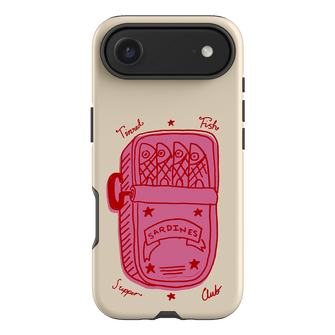 Sardine Social Red Printed Phone Cases iPhone 17 Air / Armoured by The Dairy - The Dairy