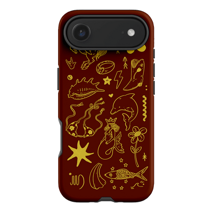 Spiced Cowboy Chocolate Printed Phone Cases iPhone 17 Air / Armoured by Easty Beasty - The Dairy