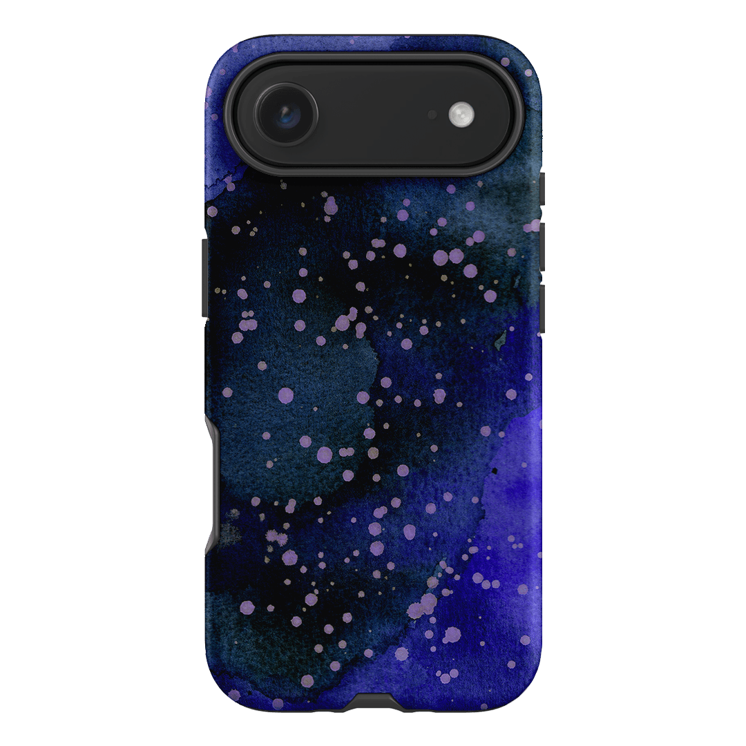 Spotty Navy Printed Phone Cases iPhone 17 Air / Armoured by The Dairy - The Dairy