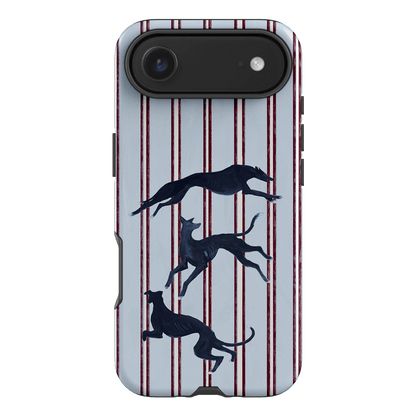 Stripey Hounds Printed Phone Cases iPhone 17 Air / Armoured by Lisa Hu - The Dairy