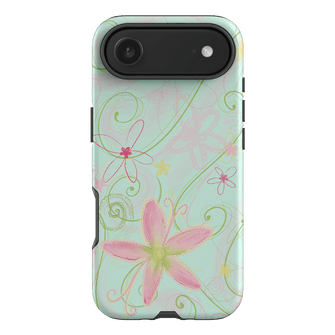 Swirl Blue Printed Phone Cases iPhone 17 Air / Armoured by Kayla Carr - The Dairy