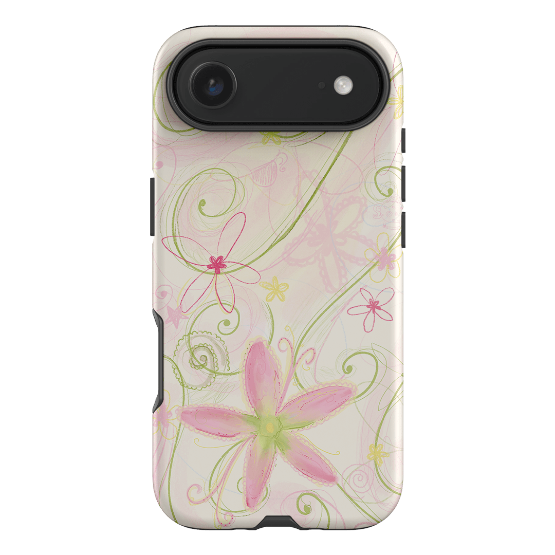 Swirl Pink Printed Phone Cases iPhone 17 Air / Armoured by Kayla Carr - The Dairy