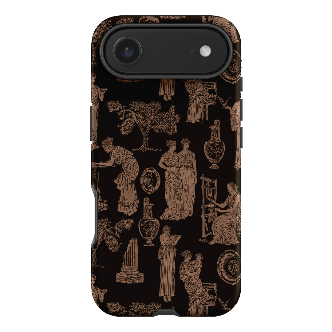 Symposium Burnt Umber Printed Phone Cases iPhone 17 Air / Armoured by Veronica Tucker - The Dairy