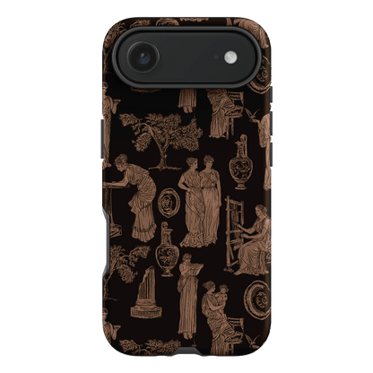 Symposium Burnt Umber Printed Phone Cases iPhone 17 Air / Armoured by Veronica Tucker - The Dairy