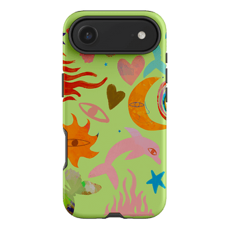 Tattoos Green Printed Phone Cases iPhone 17 Air / Armoured by Kate Eliza - The Dairy
