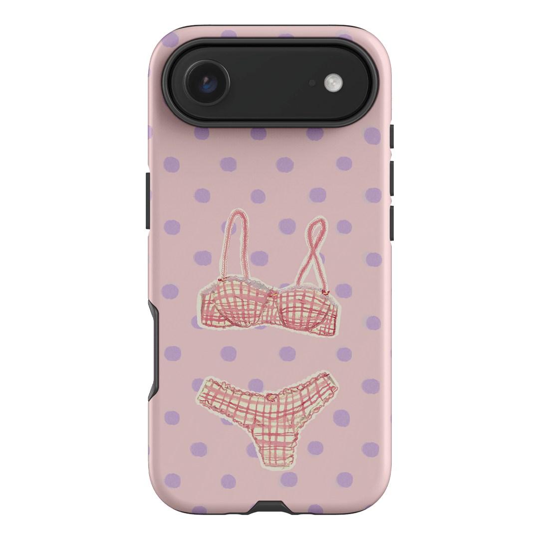 Vintage Gingham Printed Phone Cases iPhone 17 Air / Armoured by Kayla Carr - The Dairy