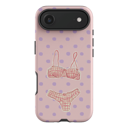 Vintage Gingham Printed Phone Cases iPhone 17 Air / Armoured by Kayla Carr - The Dairy