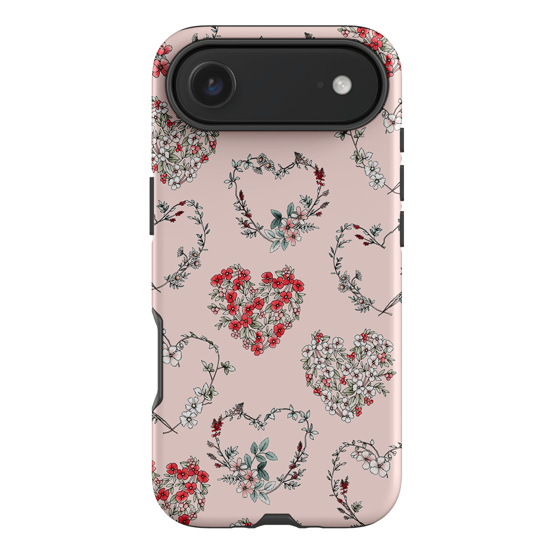 Wild Heart Wreath Printed Phone Cases iPhone 17 Air / Armoured by Typoflora - The Dairy