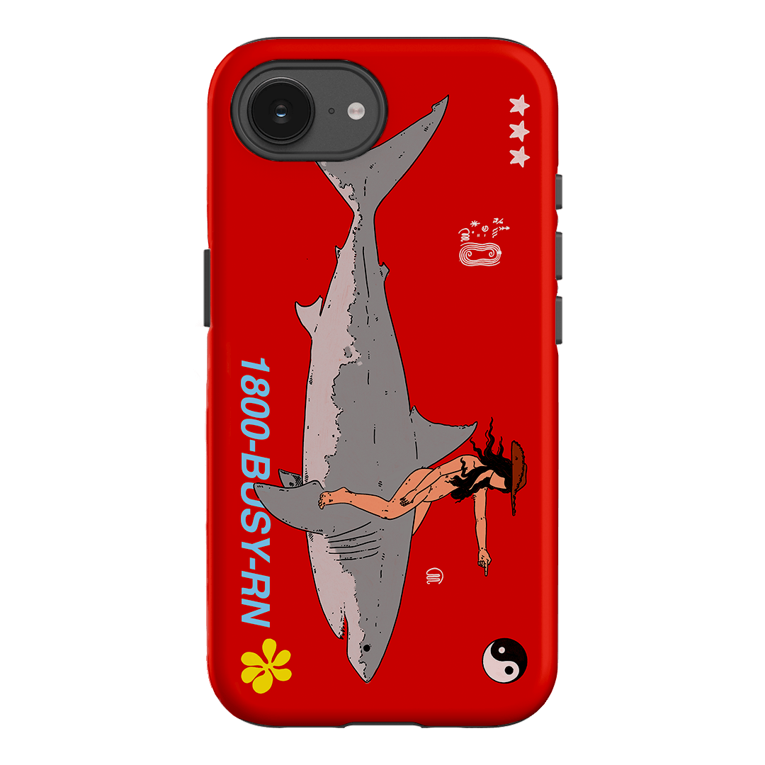 1800-Busy Rn in Red Printed Phone Cases iPhone 17E / Armoured by Easty Beasty - The Dairy