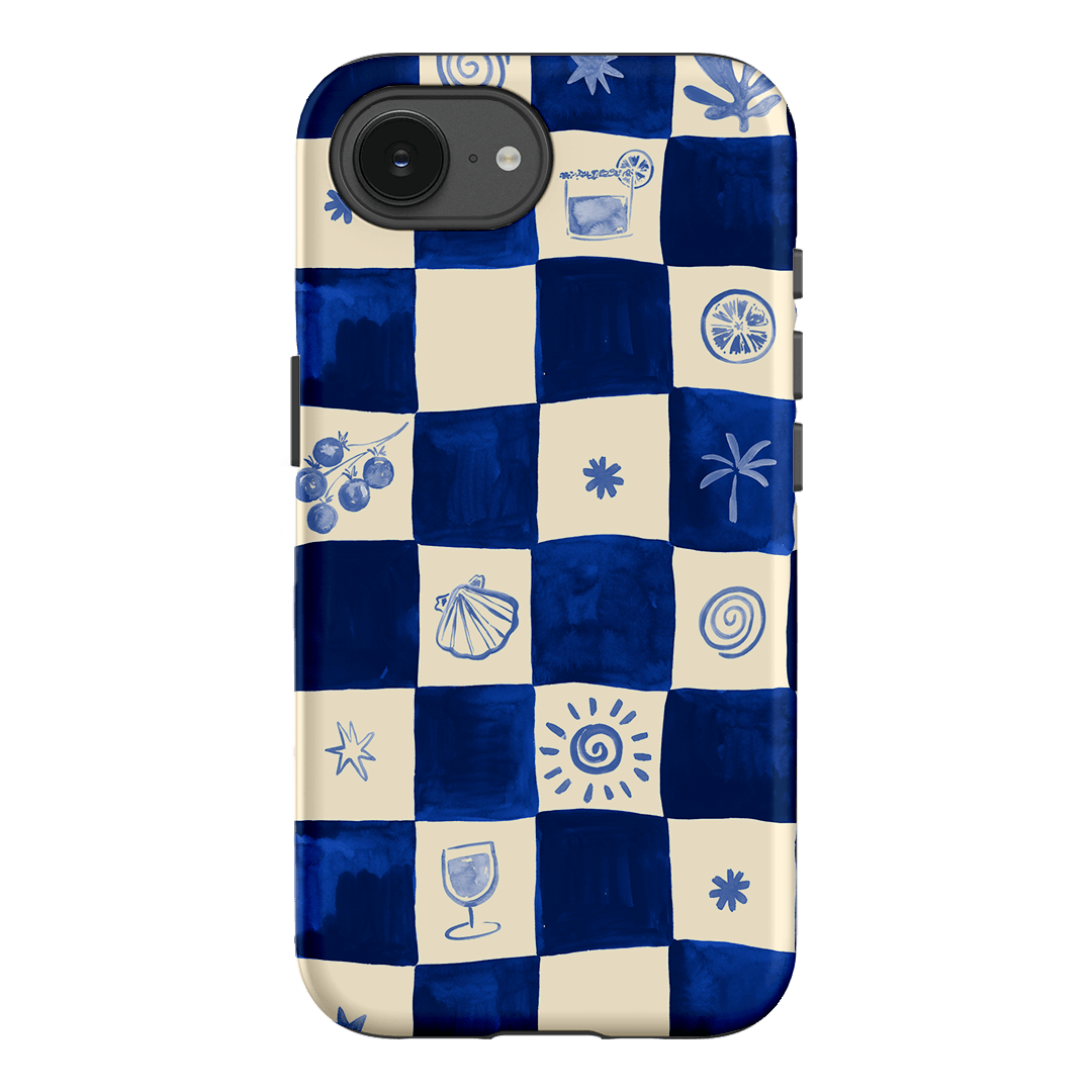 Afternoon Mezze Azure Printed Phone Cases iPhone 17E / Armoured by Charlie Taylor - The Dairy