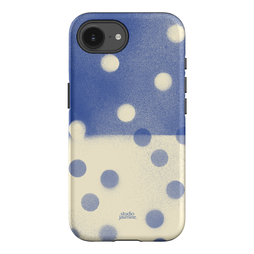 Bleu Polka Dot Printed Phone Cases iPhone 17E / Armoured by Jasmine Dowling - The Dairy
