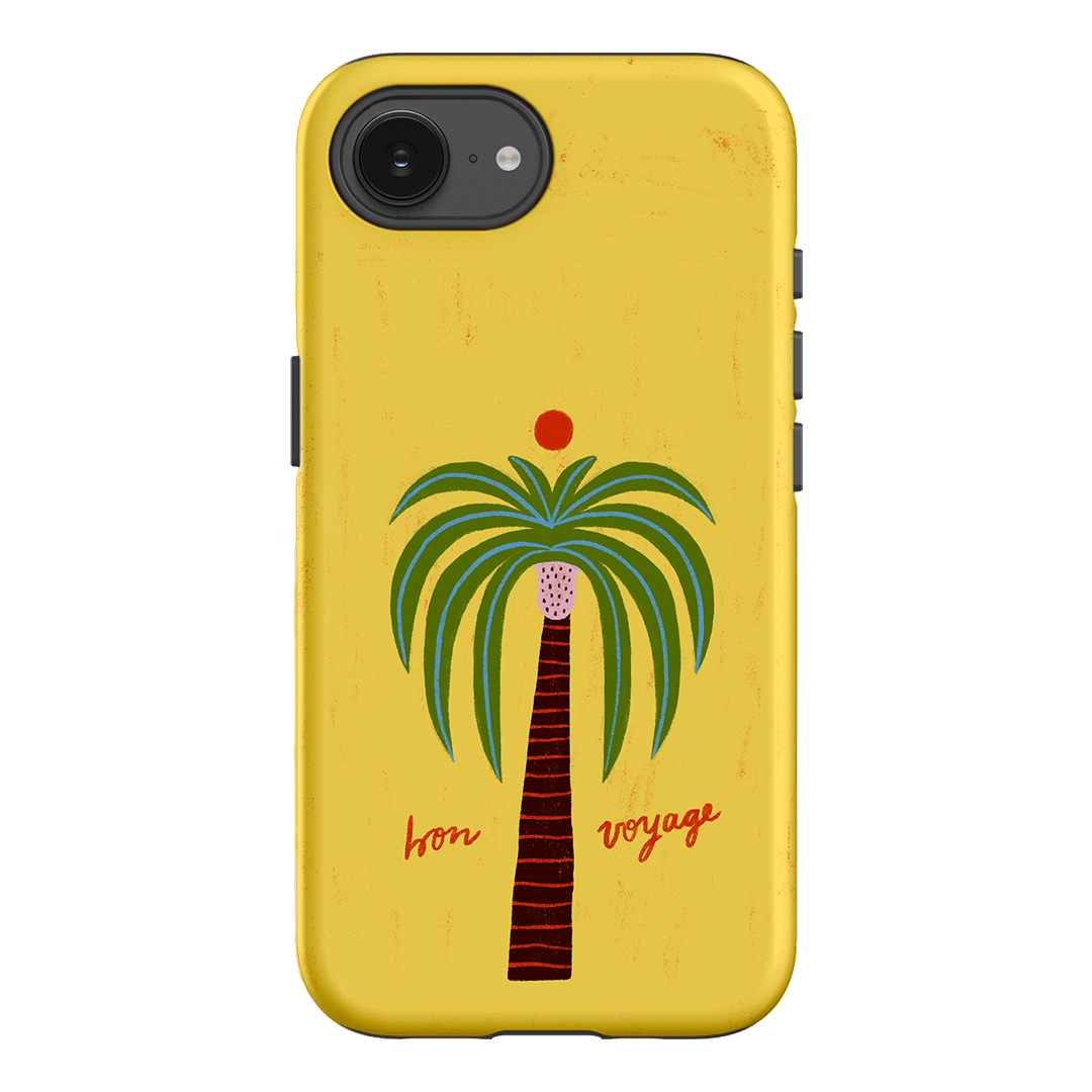 Bon Voyage Yellow Printed Phone Cases iPhone 17E / Armoured by Marie Fauritte - The Dairy