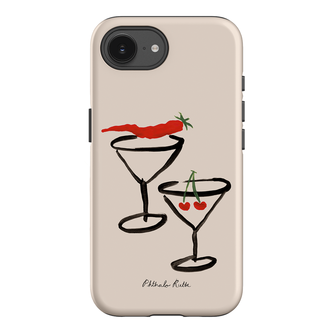 Chili Cherry Printed Phone Cases iPhone 17E / Armoured by Phthalo Ruth - The Dairy