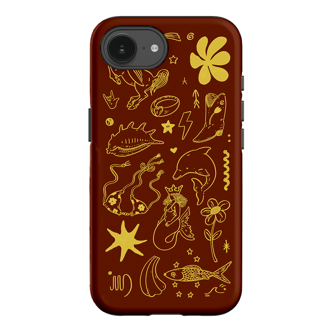 Spiced Cowboy Chocolate Printed Phone Cases iPhone 17E / Armoured by Easty Beasty - The Dairy