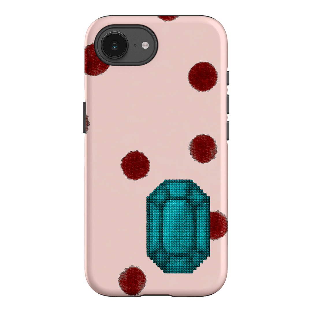 December Turquoise Printed Phone Cases iPhone 17E / Armoured by Joiana - The Dairy