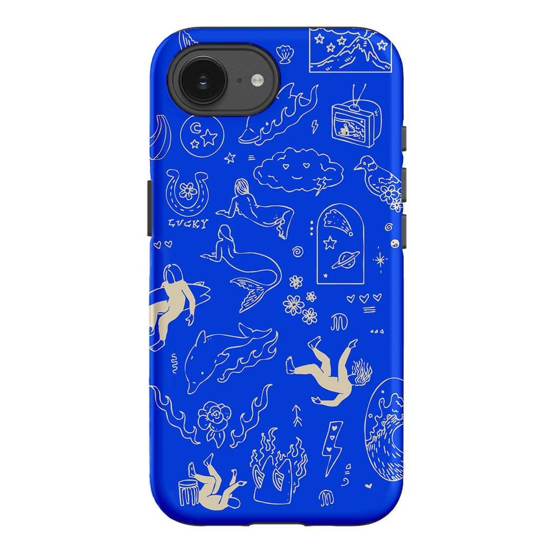 Easty Flash Blue Printed Phone Cases iPhone 17E / Armoured by Easty Beasty - The Dairy