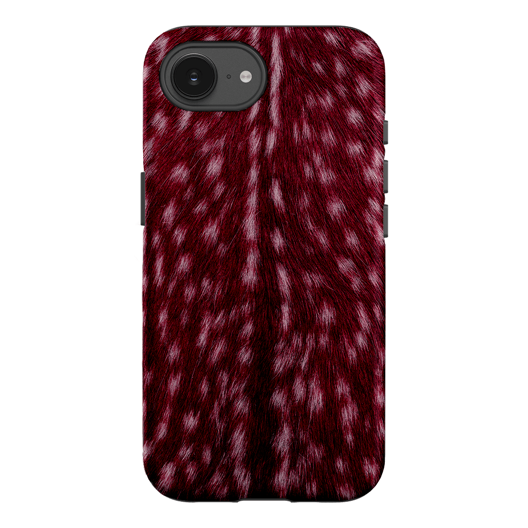 Fawn Burgundy Printed Phone Cases iPhone 17E / Armoured by The Dairy - The Dairy