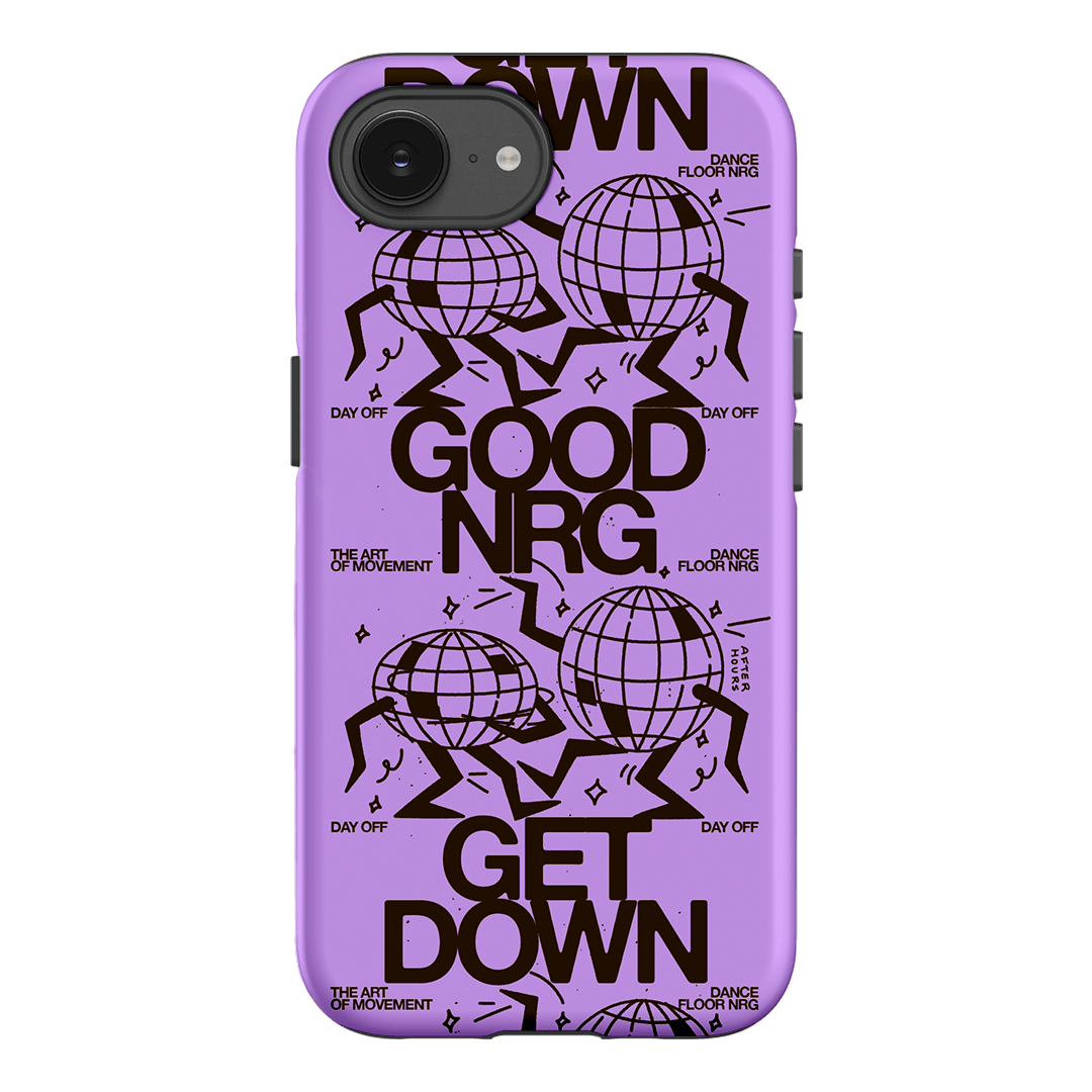 Good Energy in Purple Printed Phone Cases iPhone 17E / Armoured by After Hours - The Dairy
