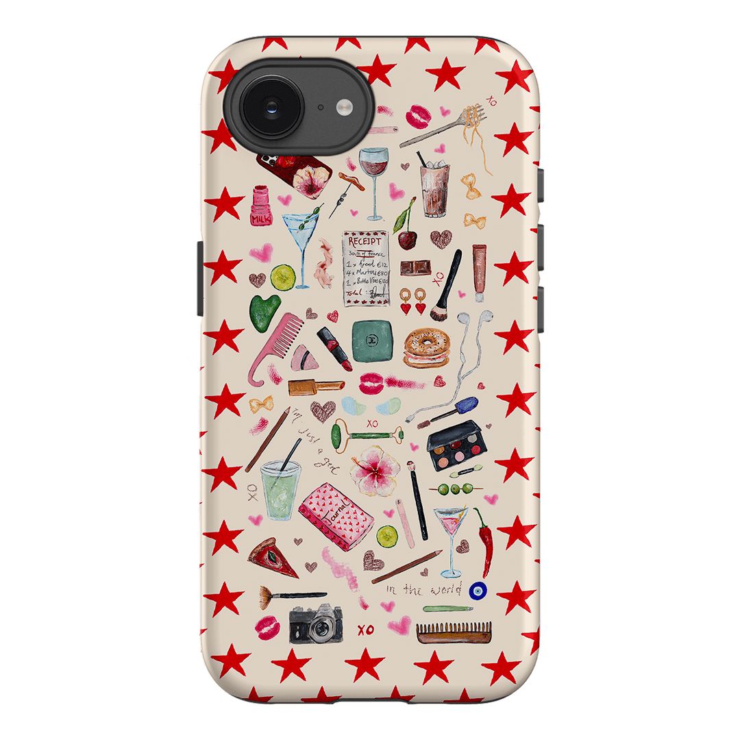 Just A Girl Printed Phone Cases iPhone 17E / Armoured by BG. Studio - The Dairy