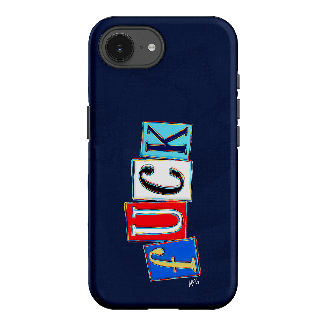 Lil Fcks Blue Printed Phone Cases iPhone 17E / Armoured by Margarbs Art - The Dairy