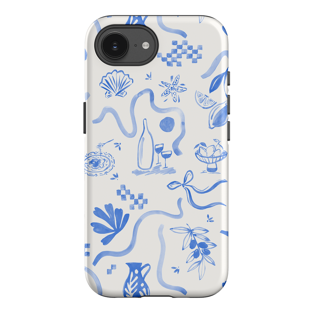 Mediterranean Wave Printed Phone Cases iPhone 17E / Armoured by Charlie Taylor - The Dairy