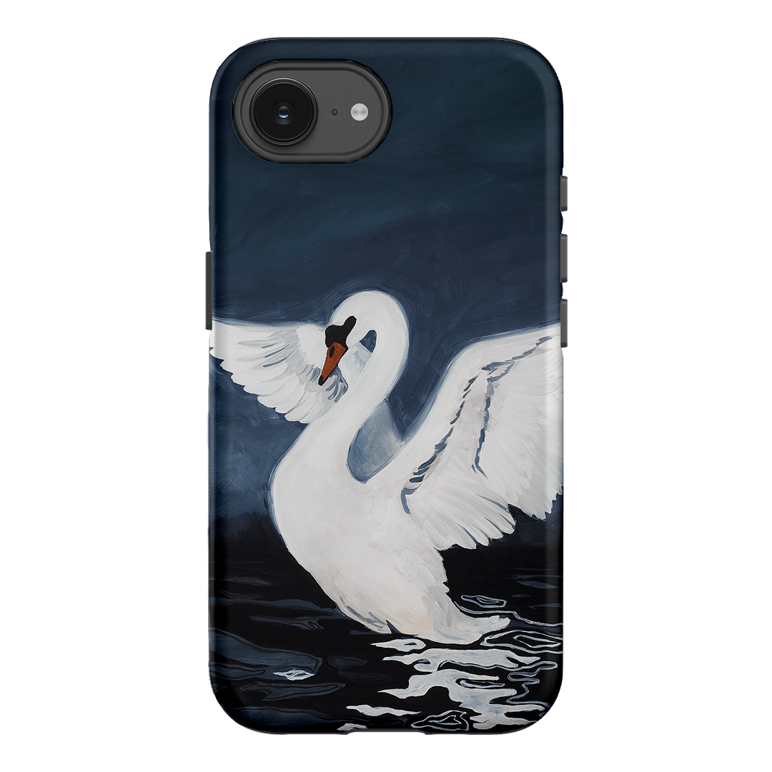 Midnight Swan Printed Phone Cases iPhone 17E / Armoured by Lisa Hu - The Dairy