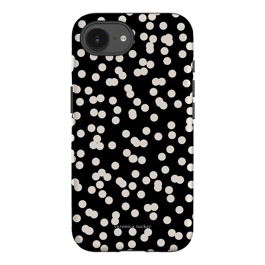 Mini Confetti Noir Printed Phone Cases iPhone 17E / Armoured by Veronica Tucker - The Dairy