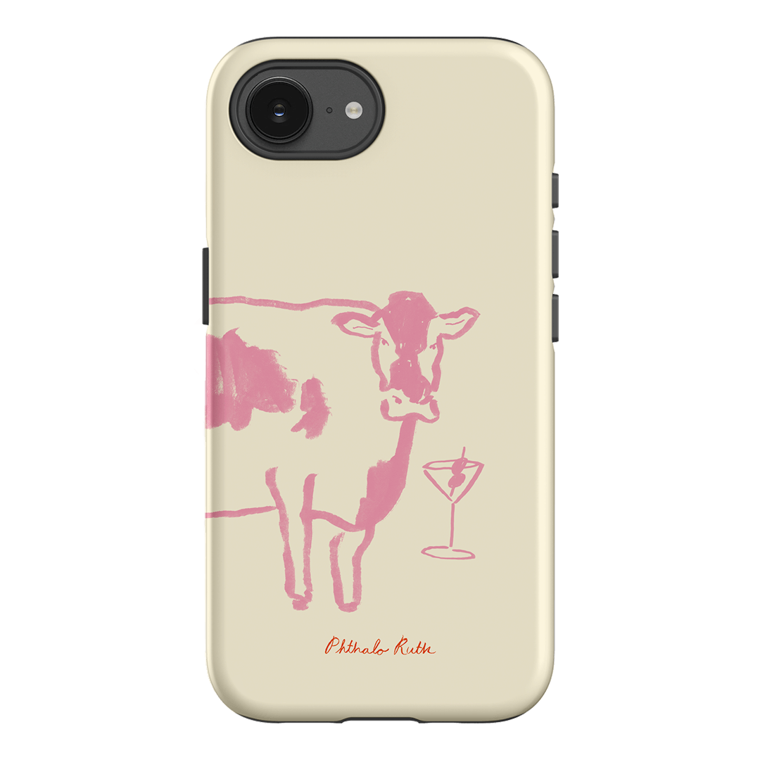 Mootini Pink Printed Phone Cases iPhone 17E / Armoured by Phthalo Ruth - The Dairy