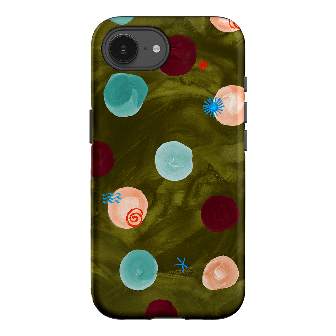 Olive Spot Printed Phone Cases iPhone 17E / Armoured by Charlie Taylor - The Dairy