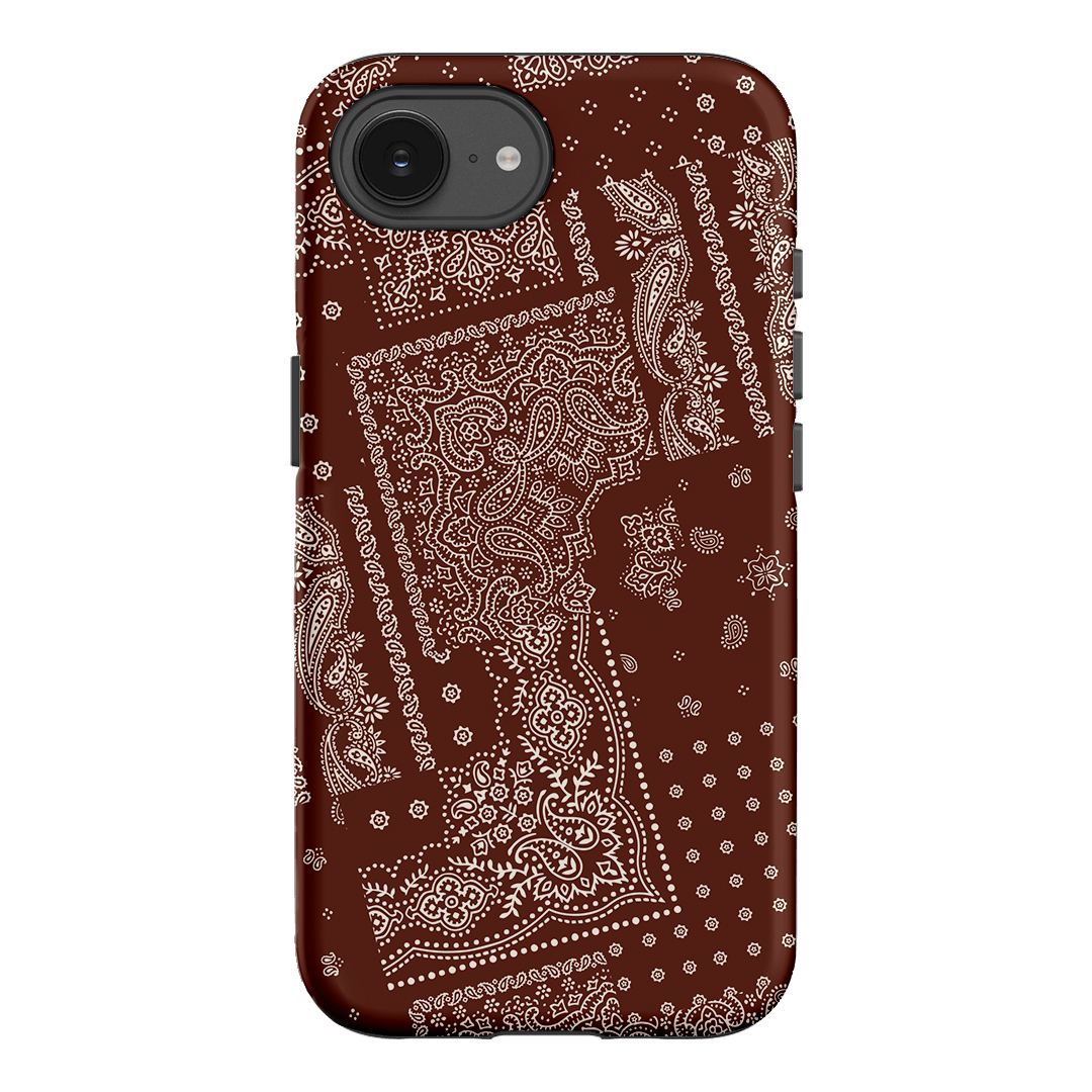 Paisley Cinnamon Printed Phone Cases iPhone 17E / Armoured by The Dairy - The Dairy