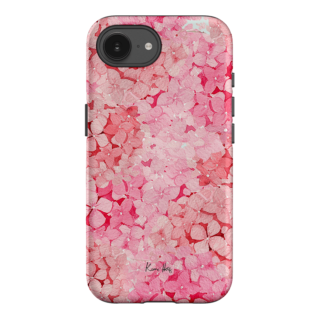 Hydrangea Pink Printed Phone Cases iPhone 17E / Armoured by Kerrie Hess - The Dairy