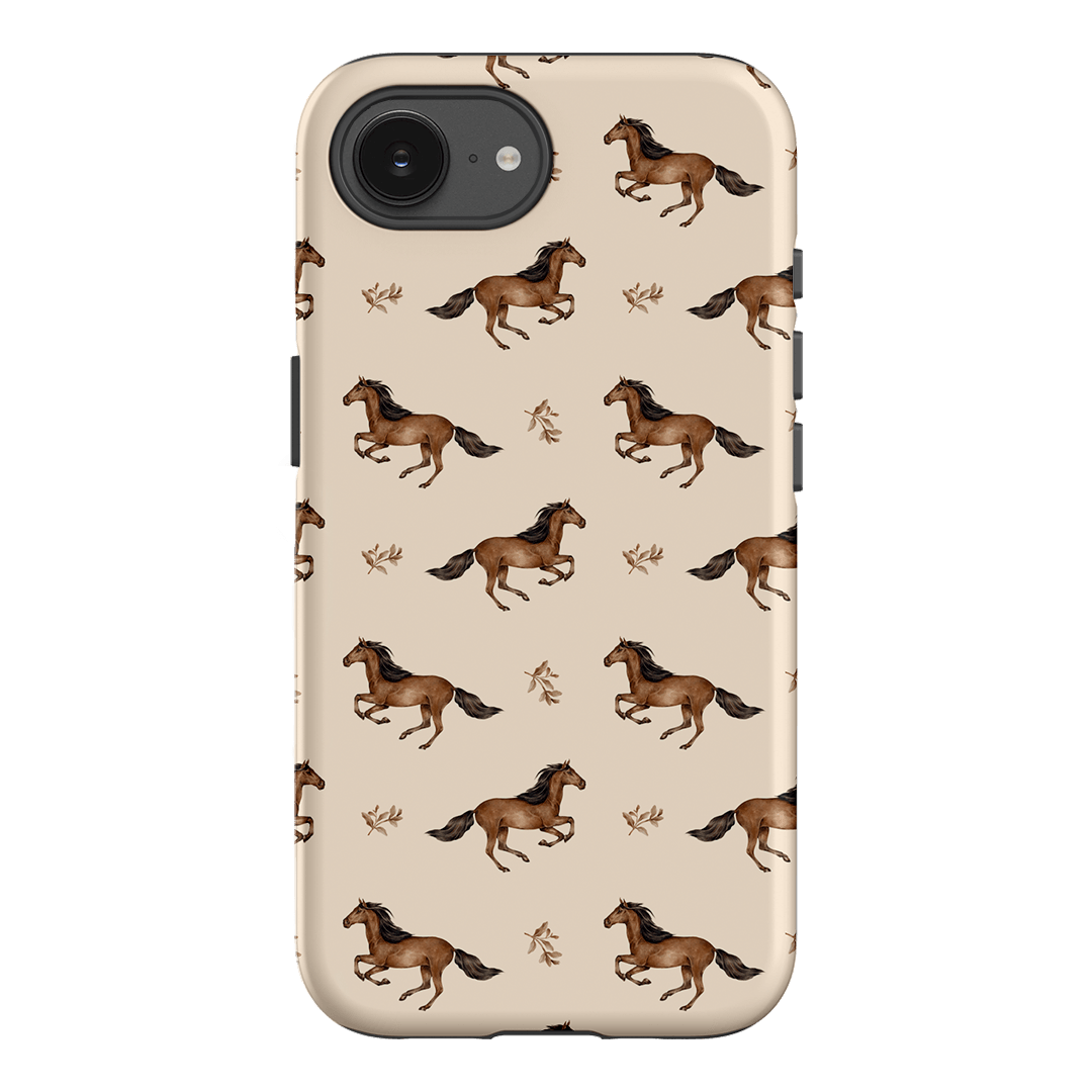 Running Horse Printed Phone Cases iPhone 17E / Armoured by Kasiags Art - The Dairy