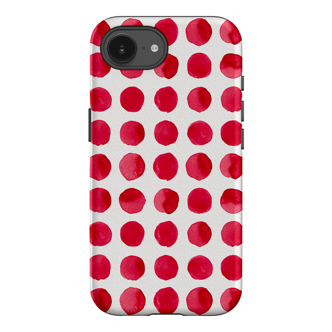 Spots in Red Printed Phone Cases by The Dairy - The Dairy