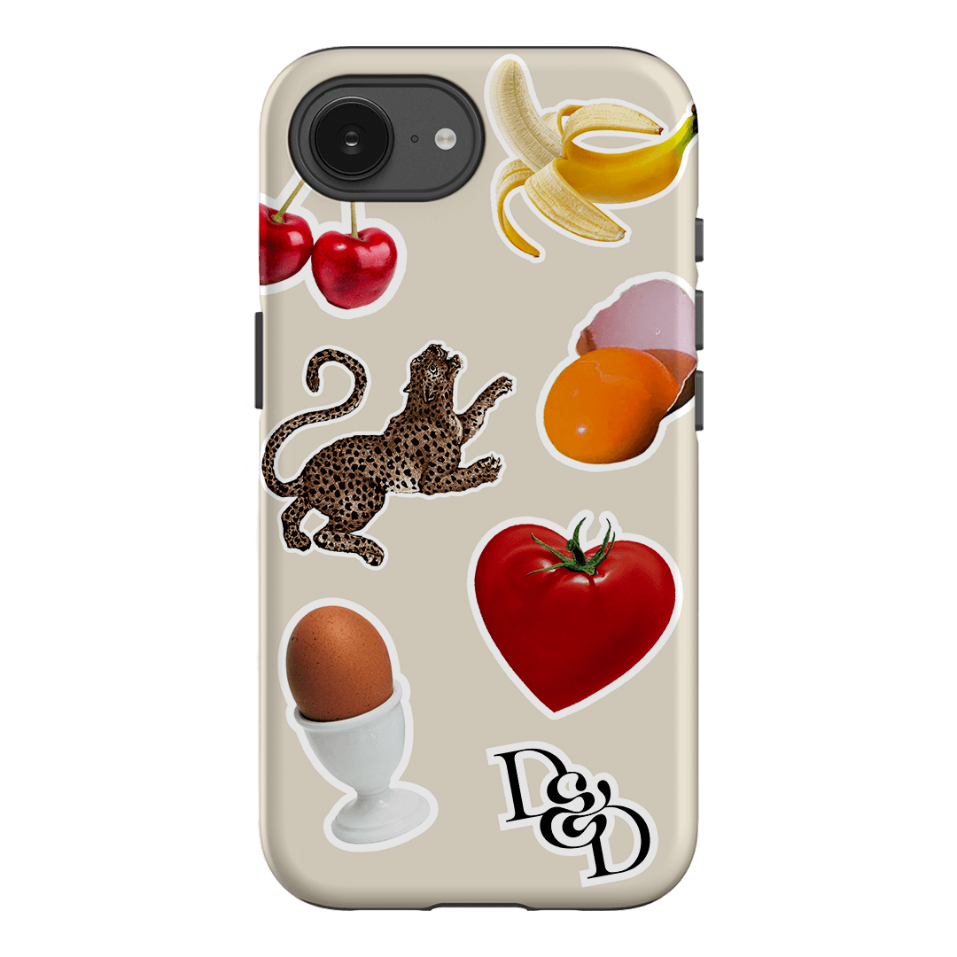 Sunday Stickers Cream Printed Phone Cases iPhone 17E / Armoured by Desmond & Dempsey - The Dairy