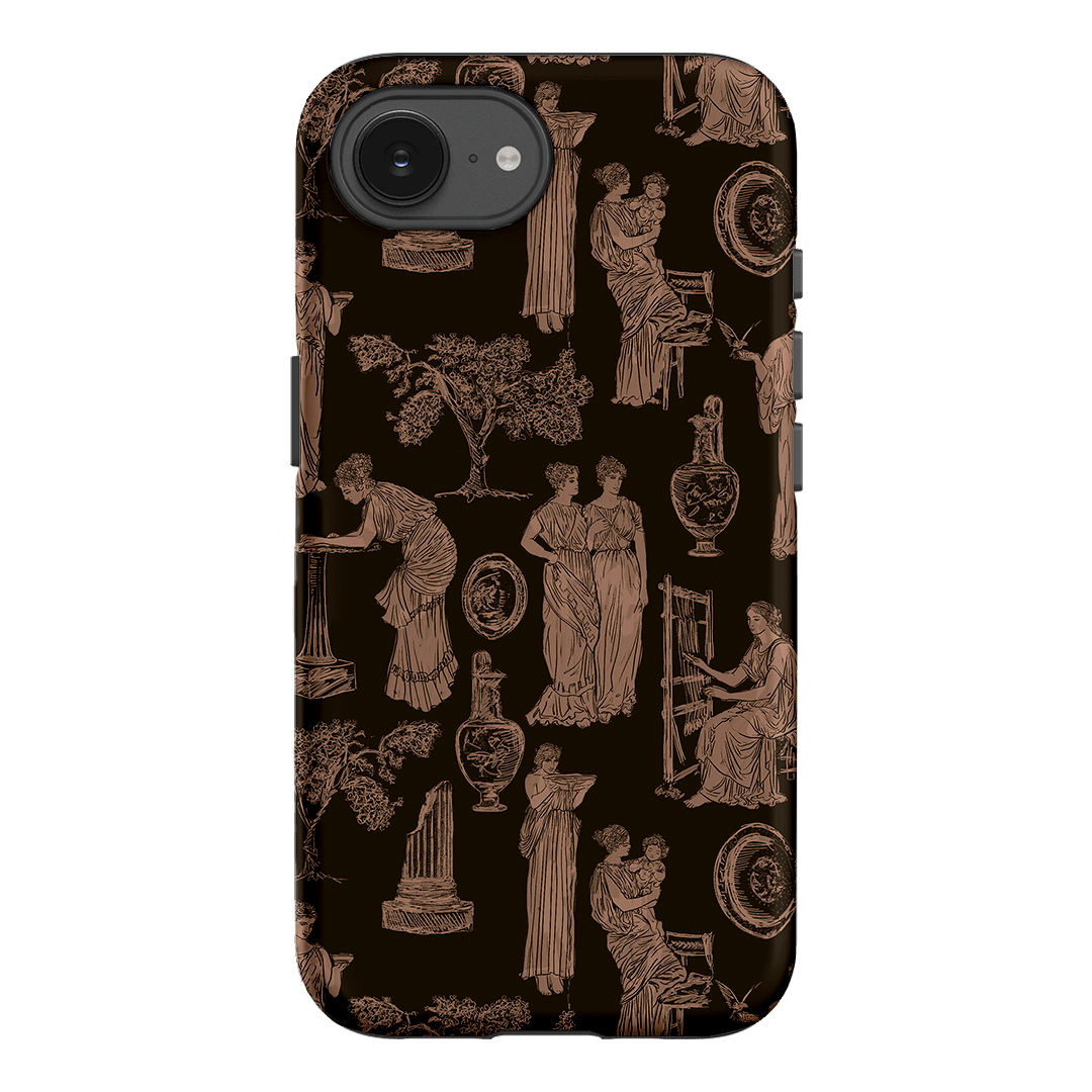 Symposium Burnt Umber Printed Phone Cases iPhone 17E / Armoured by Veronica Tucker - The Dairy
