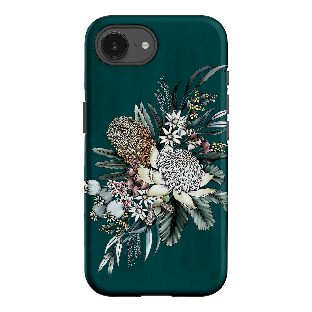 Teal Native Printed Phone Cases iPhone 17E / Armoured by Typoflora - The Dairy