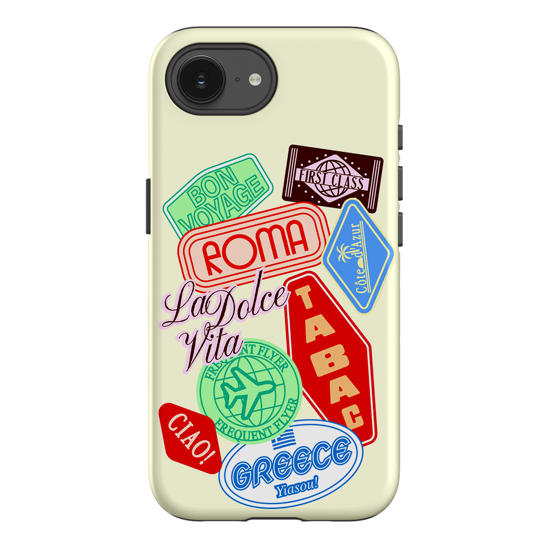 Well Travelled Printed Phone Cases iPhone 17E / Armoured by The Dairy - The Dairy
