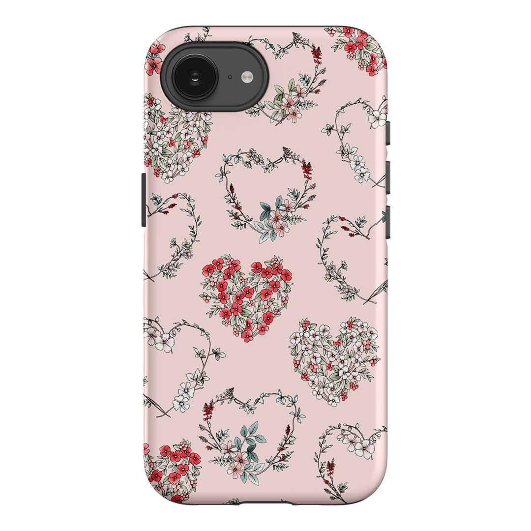 Wild Heart Wreath Printed Phone Cases iPhone 17E / Armoured by Typoflora - The Dairy