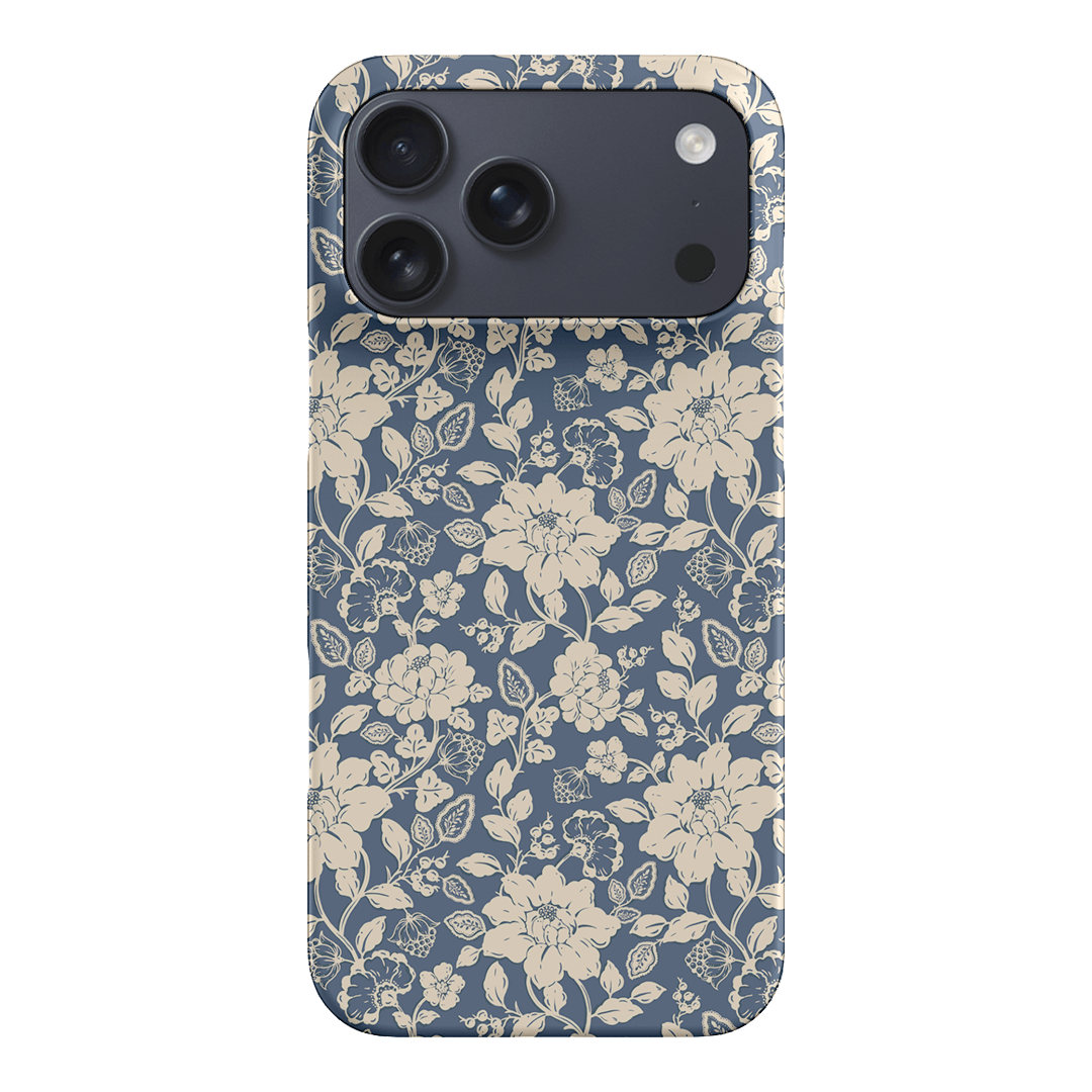 Blue Garden Printed Phone Cases iPhone 17 Pro Max / Snap by Kasiags Art - The Dairy