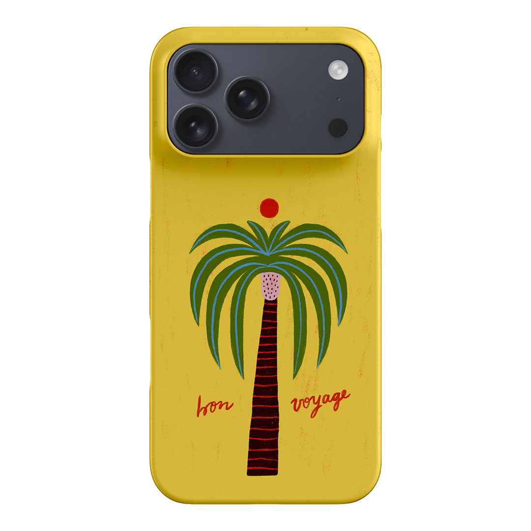 Bon Voyage Yellow Printed Phone Cases iPhone 17 Pro Max / Snap by Marie Faurrite - The Dairy