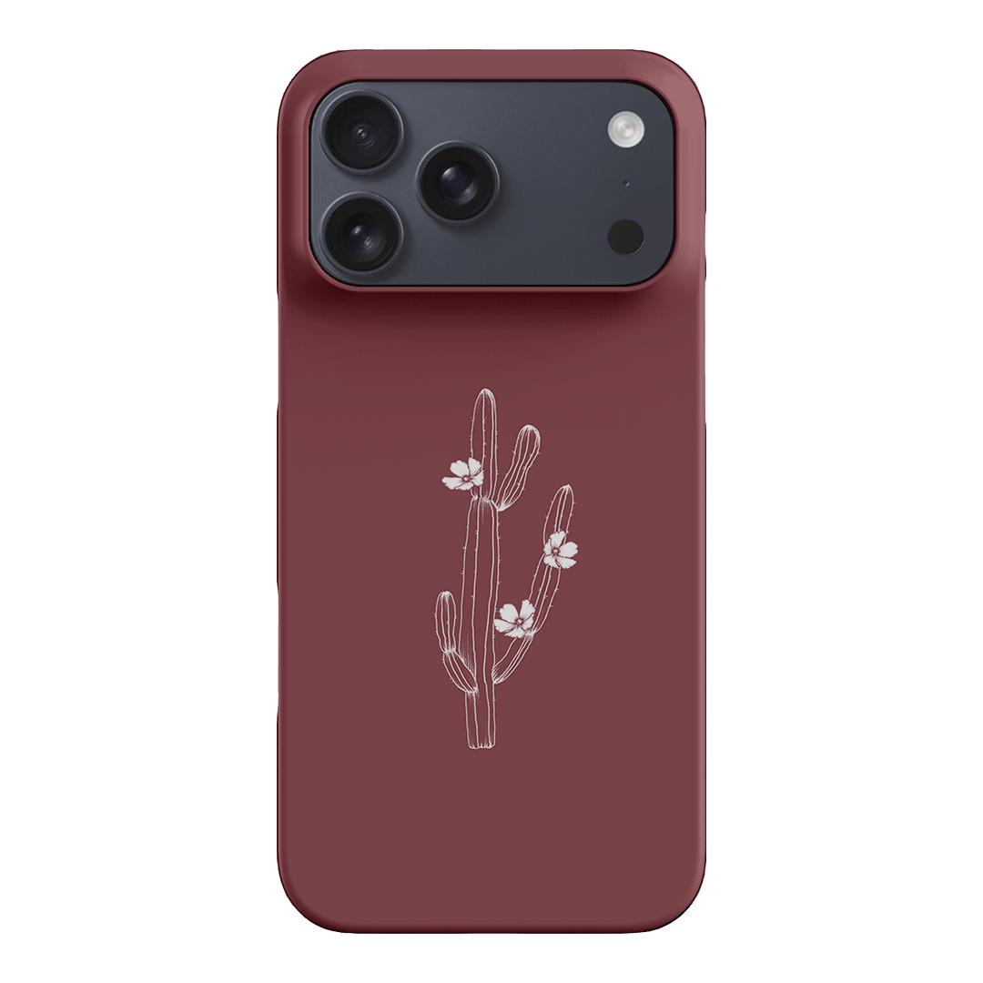 Cactus Flower Printed Phone Cases iPhone 17 Pro Max / Snap by Typoflora - The Dairy