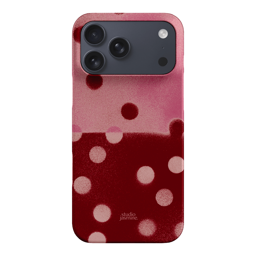 Cherry Polka Dot Printed Phone Cases iPhone 17 Pro Max / Snap by Jasmine Dowling - The Dairy
