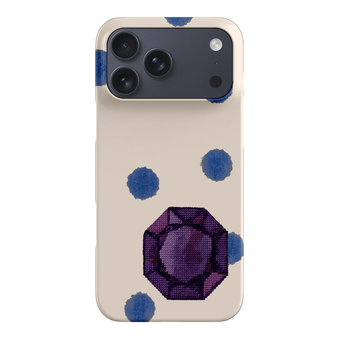 February Amethyst Printed Phone Cases iPhone 17 Pro Max / Snap by Joiana - The Dairy