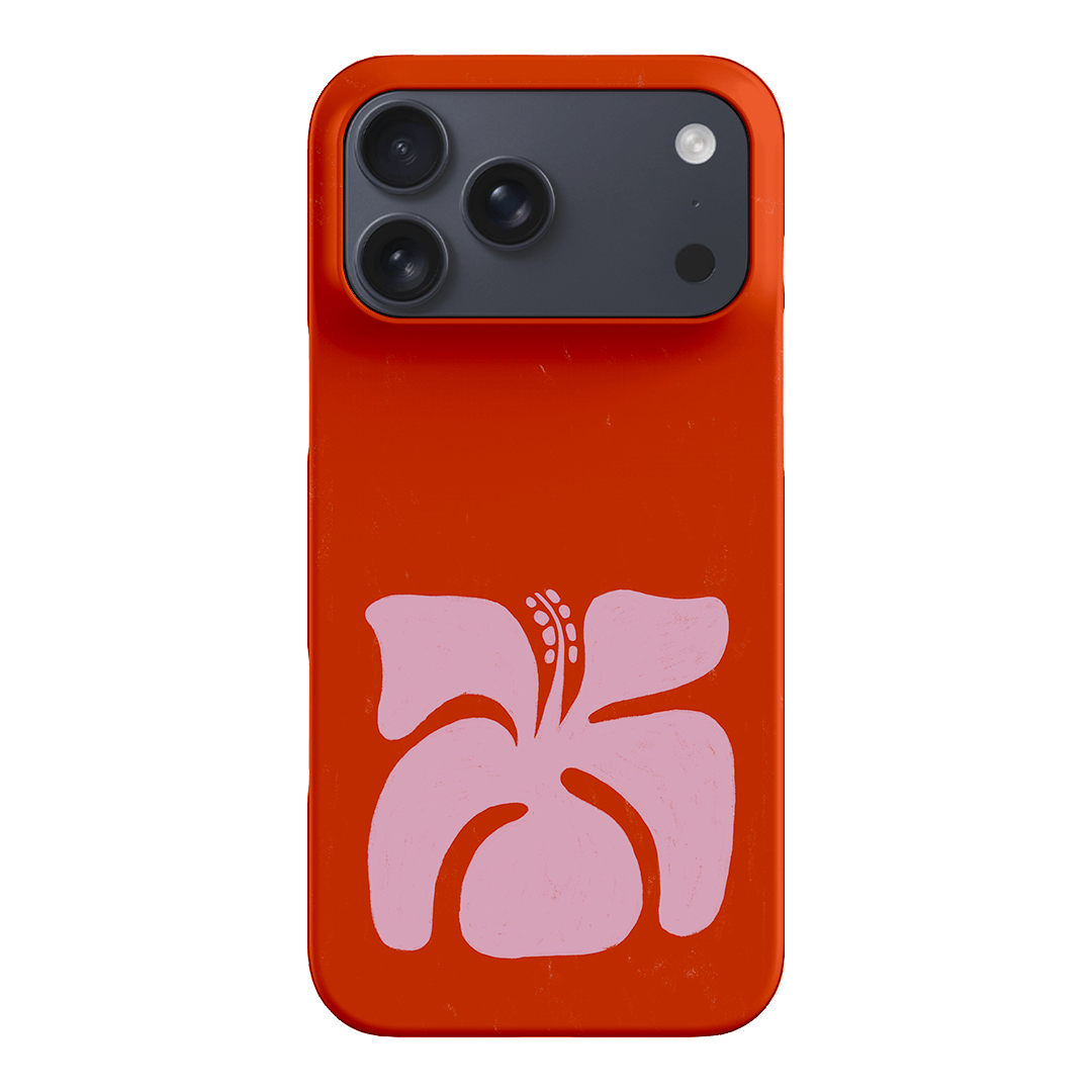 Hibiscus Crush Printed Phone Cases iPhone 17 Pro Max / Snap by Marie Faurrite - The Dairy